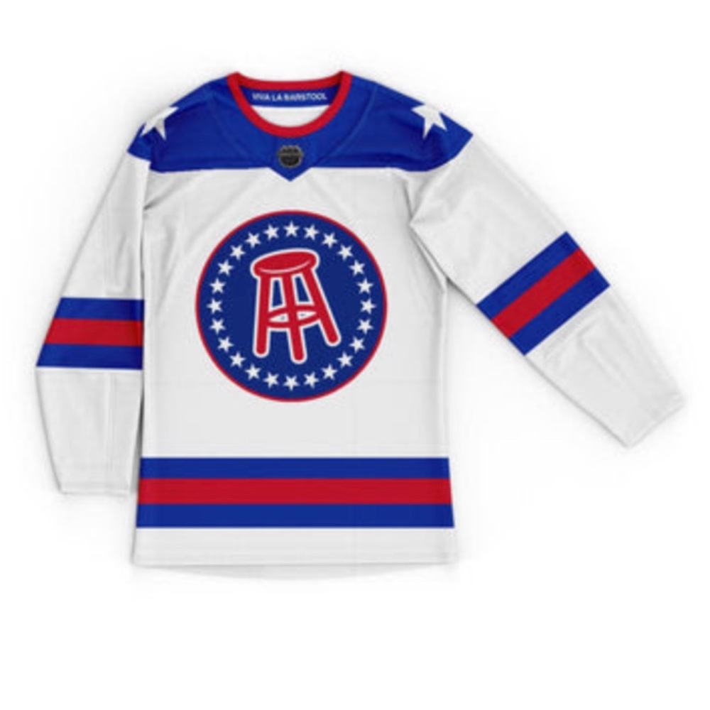 Barstool sports hockey jersey